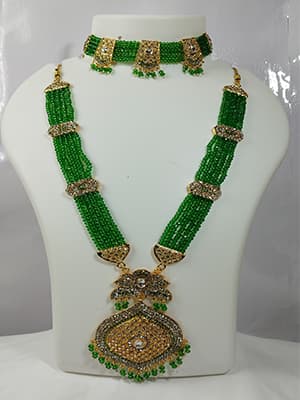Crystal Rani Haar Green Colour