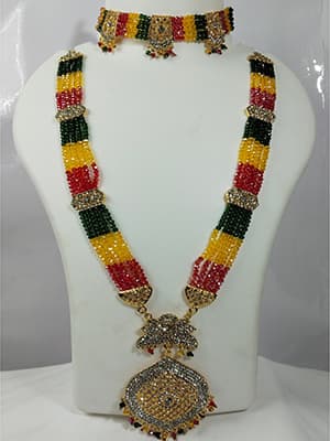 Crystal Rani Haar Multi Colour