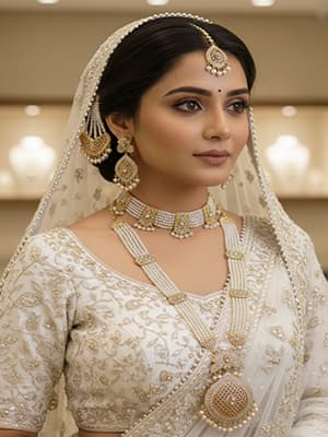 Crystal Rani Haar White Colour