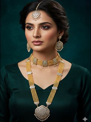 Crystal Rani Haar Yellow Colour