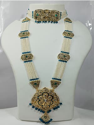 Small Moti Rani Haar Morgandi Colour